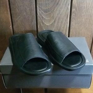 *NEW* Kenneth Cole Reaction Men's Day N Night Slide Sandals in Black Size 11